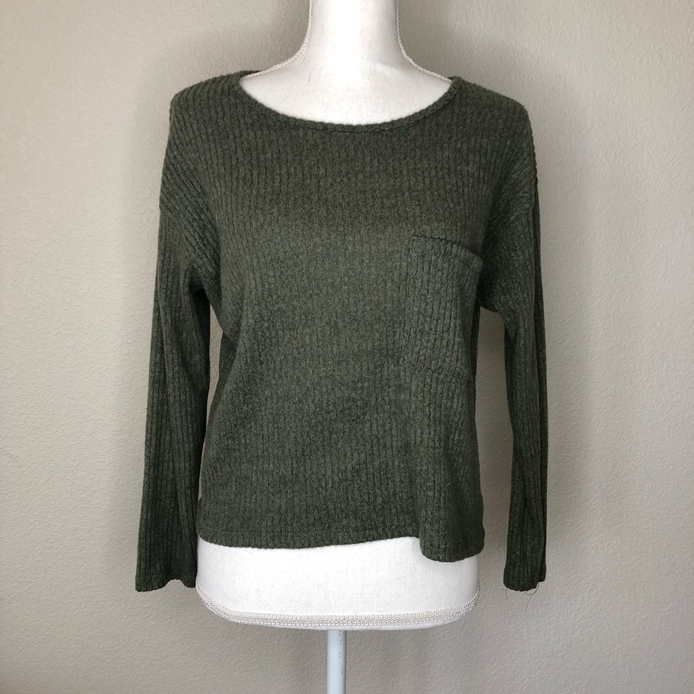 Olive Long Sleeve Sweater
